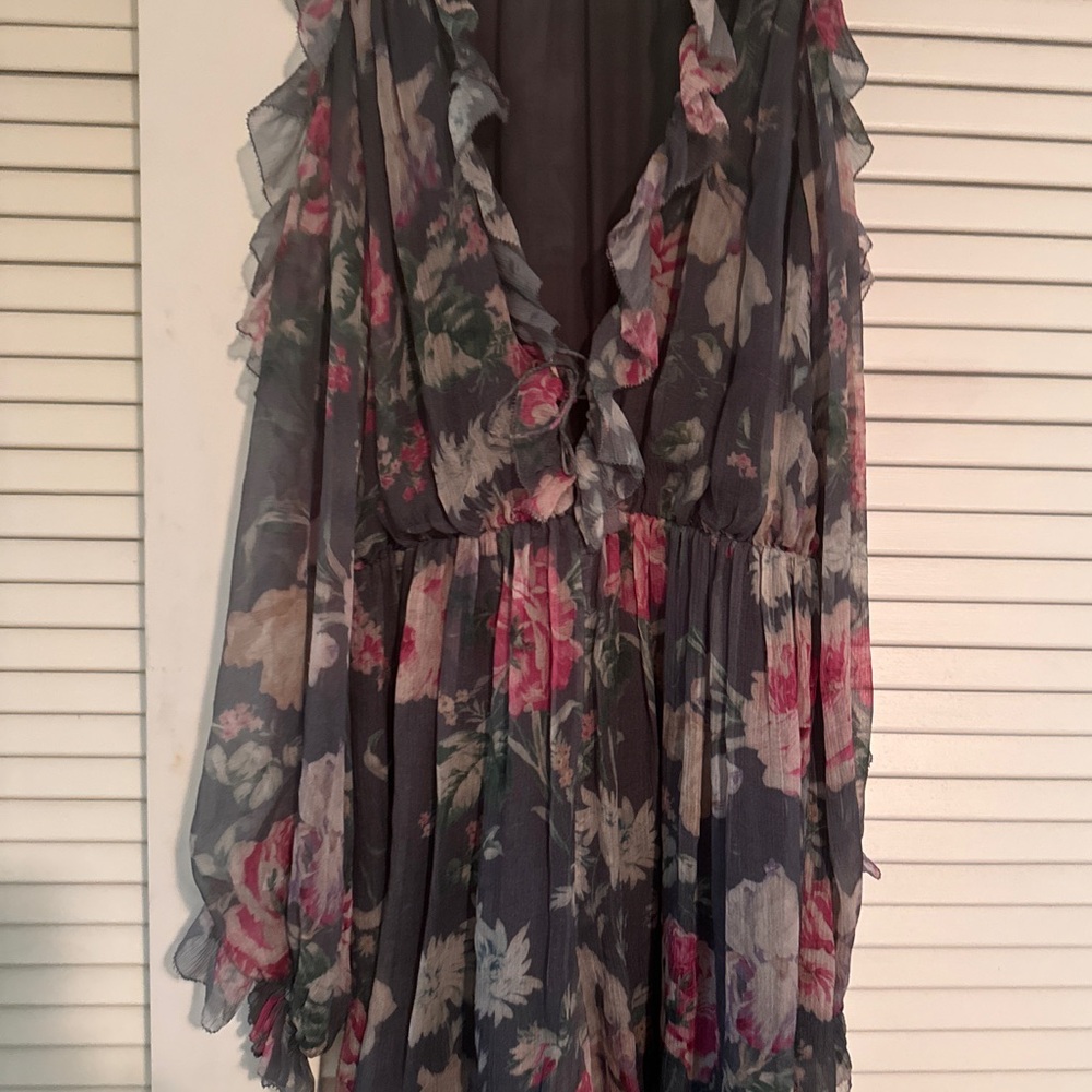 ZIMMERMANN Iris Tie Sleeve Playsuit - Picture 12 of 12